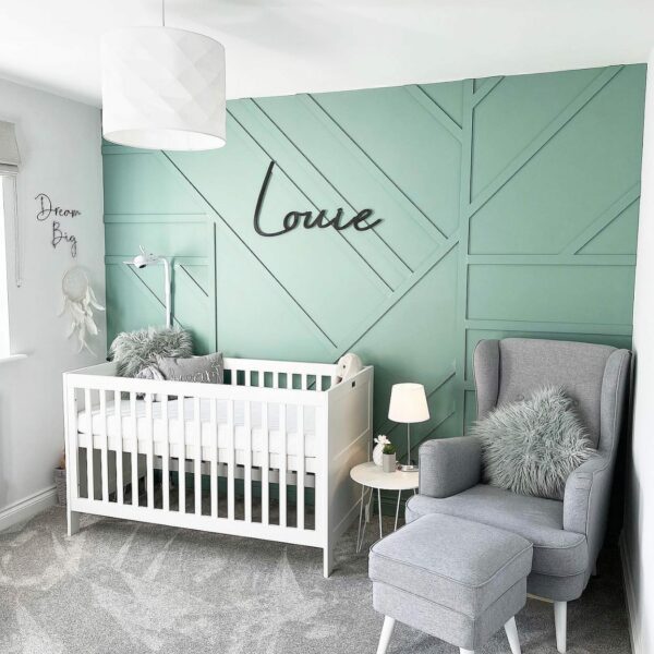 Decorative Wooden Name or Word 60cm Sign in SCRIBBLE Font - Image 5