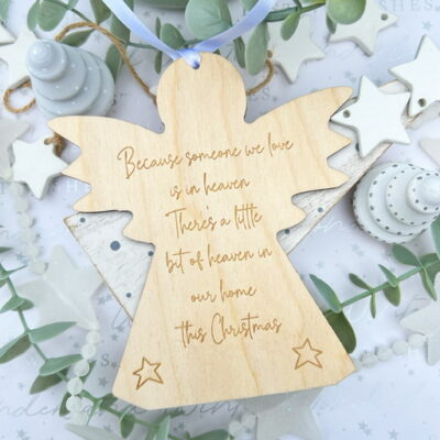 Someone We Love In Heaven This Christmas - Memorial Angel