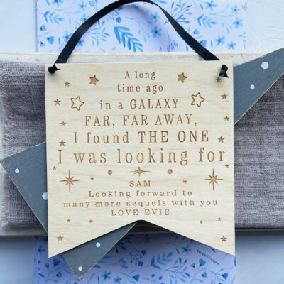 A Galaxy Far Away - Star Wars Ply Sign