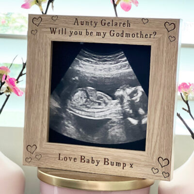 Will You Be My Godparent Scan Frame