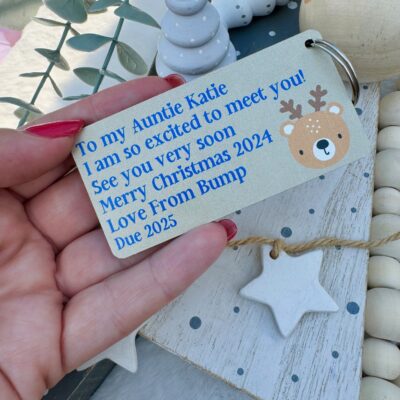 Godparent, Auntie, Uncle To Be Baby Bump I Am So Excited To Meet You Christmas 2025 (PR)