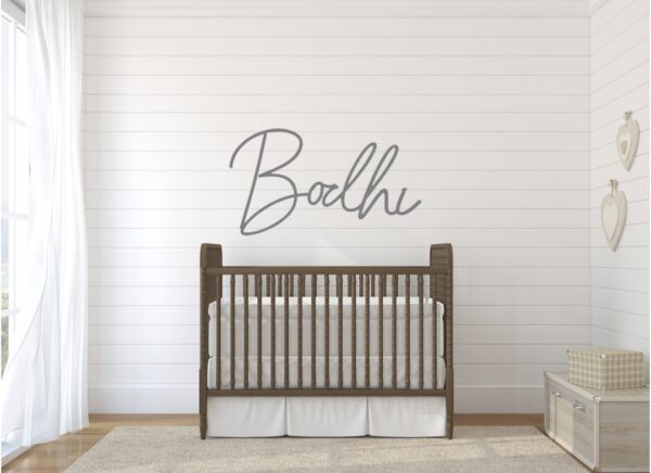 EXTRA LARGE 80cm Decorative Wooden Sign in SCRIBBLE Font - Image 12
