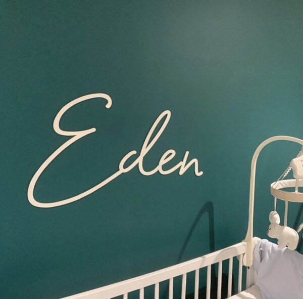 Decorative Wooden Name or Word 60cm Sign in SCRIBBLE Font - Image 6
