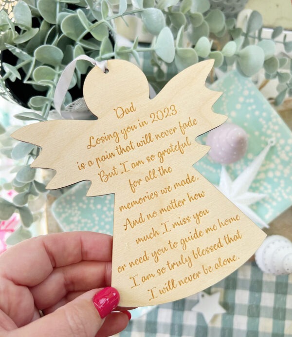 Personalised Losing You In 2024 Hanging Angel