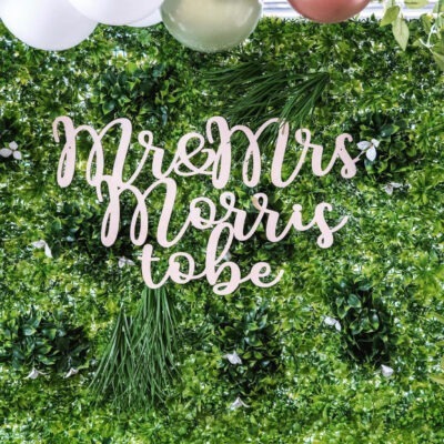 Mr & Mrs To Be (Mr & Mr Mrs & Mrs) Personalised Decorative Wooden Sign