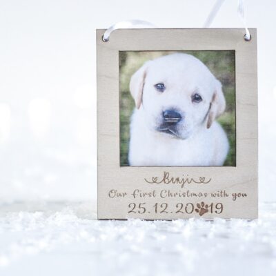 2025 EDITION Our First Christmas With You Hanging Photo Frame Decoration
