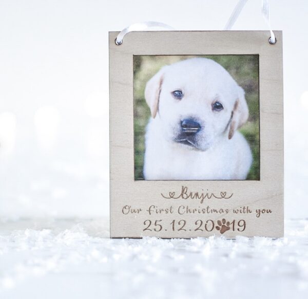 2023 EDITION Our First Christmas With You Hanging Photo Frame Decoration