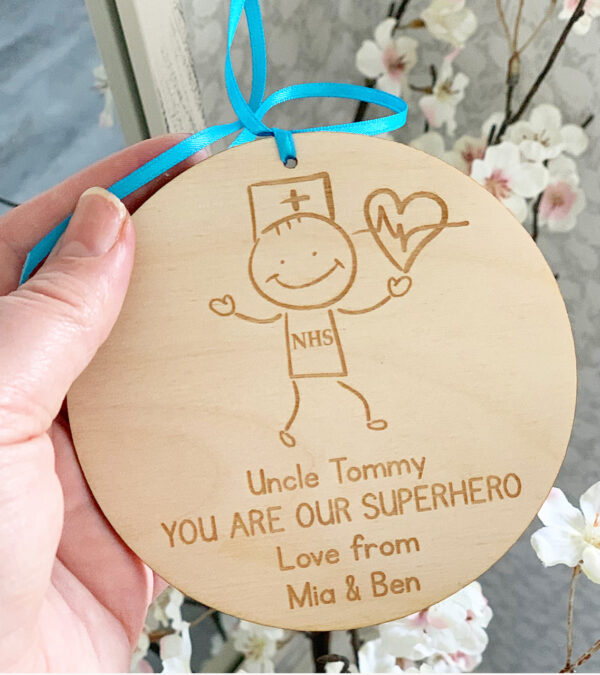 Our/My  NHS Superhero Plaque