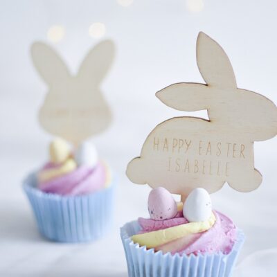 Happy Easter Cutie Bunny Cupcake Topper