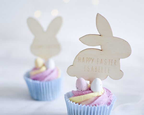 Happy Easter Cutie Bunny Cupcake Topper