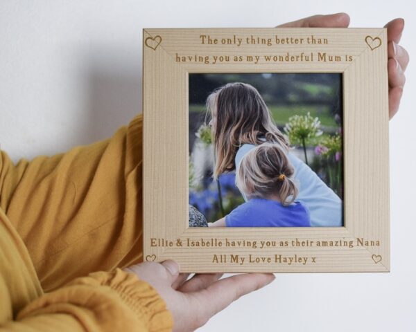 The Only Thing Better Mum & Grandparent Personalised Frame