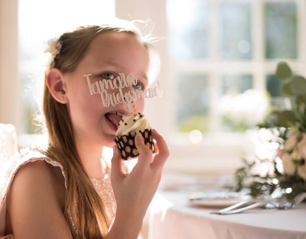 Personalised Bridesmaid (Flower Girl) Cake Topper