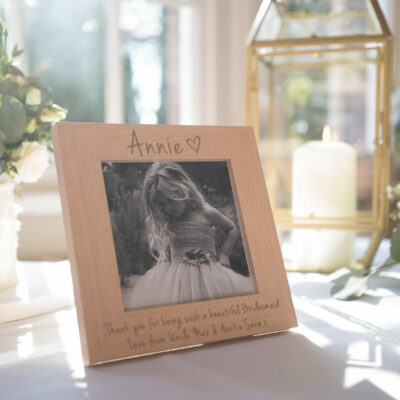 Thank You For Being Our Bridemaid (Flower Girl) Photo Frame