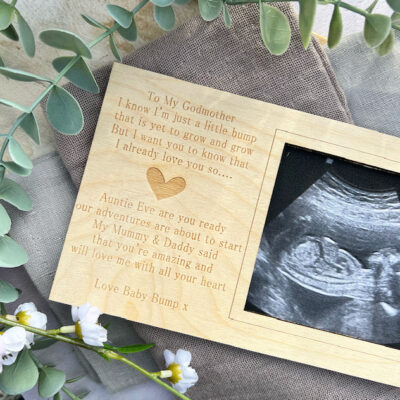 GODPARENT TO BE Magnet Frame Decoration