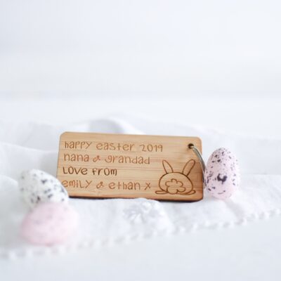 2020 EDITION Happy Easter Personalised Keyring