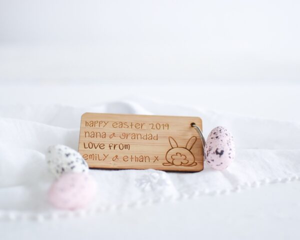 2020 EDITION Happy Easter Personalised Keyring