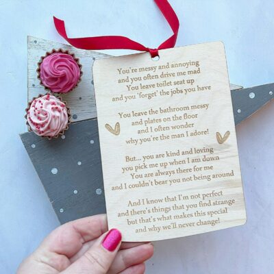 The Man That I Adore Hanging Plaque