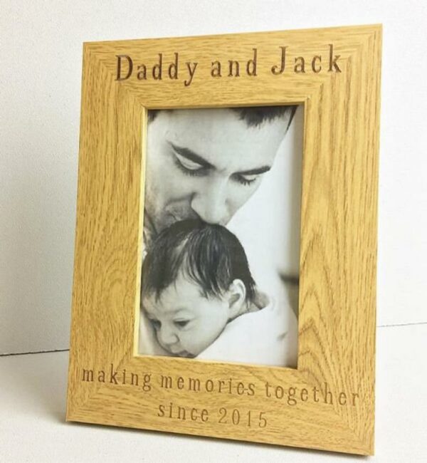 Me and Daddy (Grandparent) Making Memories Together Frame - Image 2
