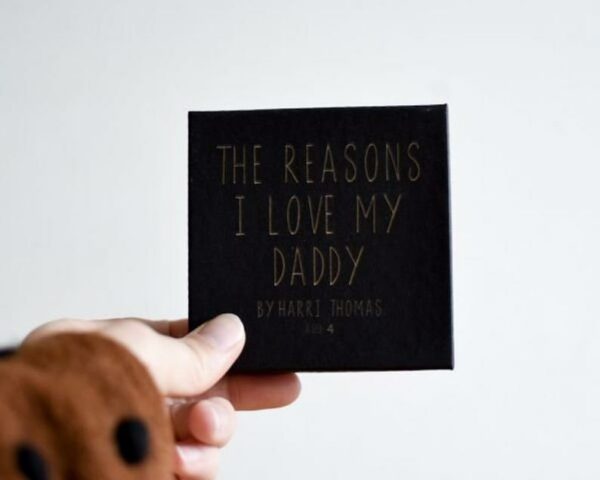 The Reasons Why I Love My Daddy Personalised Box & Tokens - Image 4