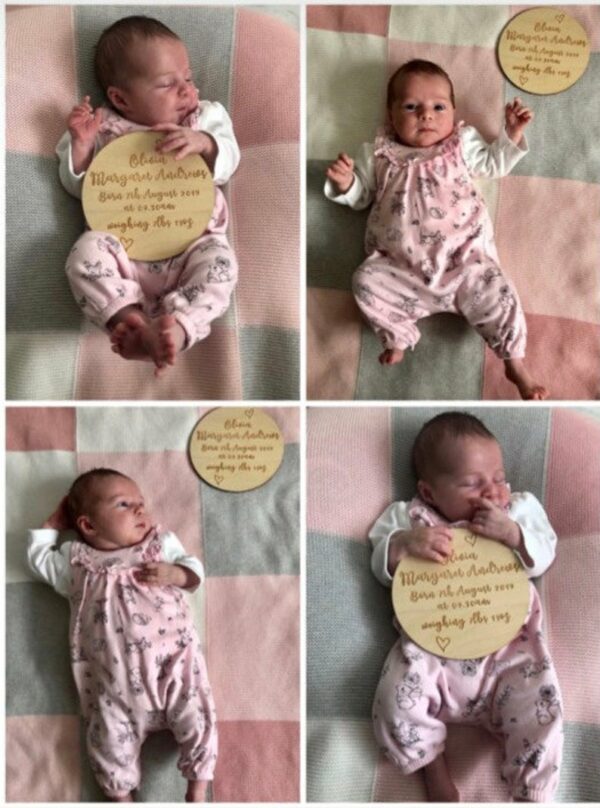 Baby Birth Announcement Sign & Wall Plaque - Image 4