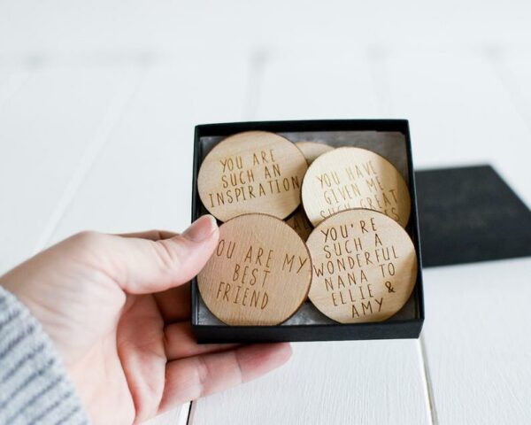 The Reasons I Love My Mum Personalised Box & Tokens - Image 3