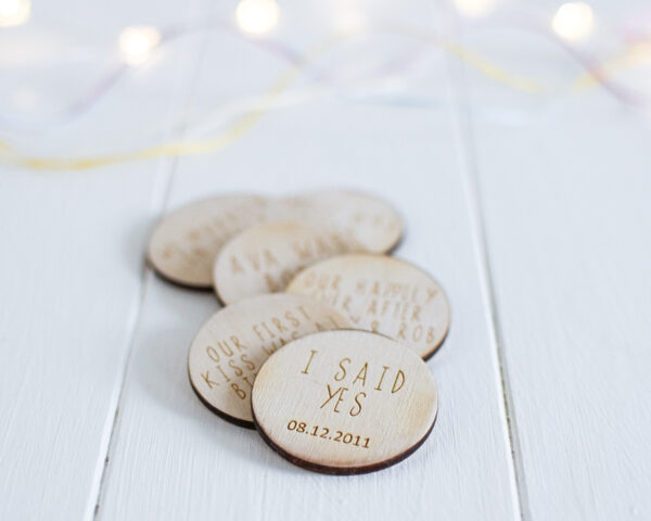 Our Love Story Personalised Box & Tokens - Image 8