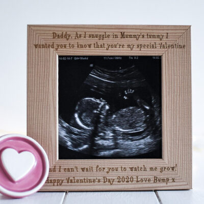 2021 EDITION Daddy I Can't Wait For You To Watch Me Grow Scan Frame