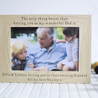 The Only Thing Better Dad & Grandparent Personalised Frame