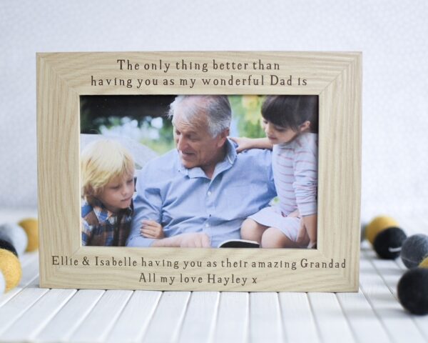 The Only Thing Better Dad & Grandparent Personalised Frame