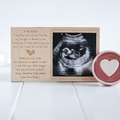 Happy Valentine's Daddy To Be Magnet Scan Frame Decoration