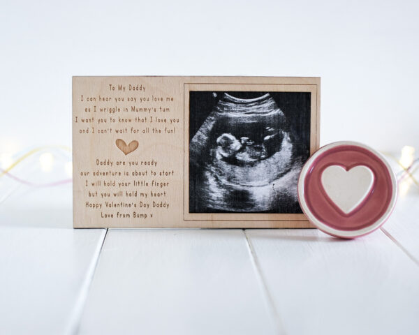 Happy Valentine's Daddy To Be Magnet Scan Frame Decoration