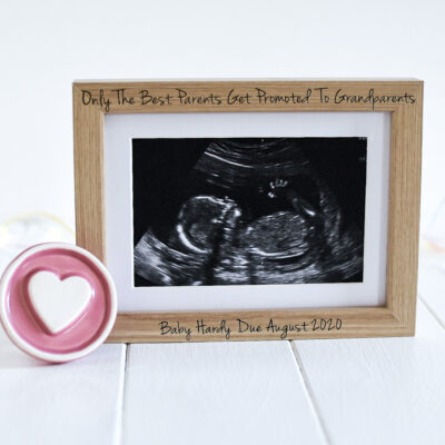 Only The Best Parents Get Promoted Bump Scan Box Frame