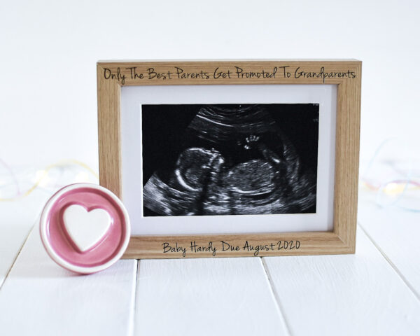 Only The Best Parents Get Promoted Bump Scan Box Frame