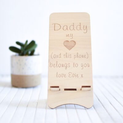 My Heart Belongs To You Personalised Phone Stand