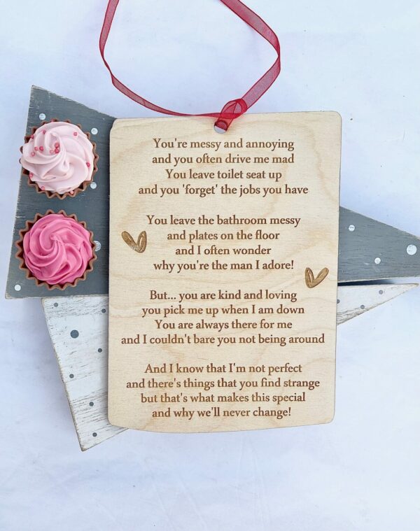 The Man That I Adore Hanging Plaque - Image 3