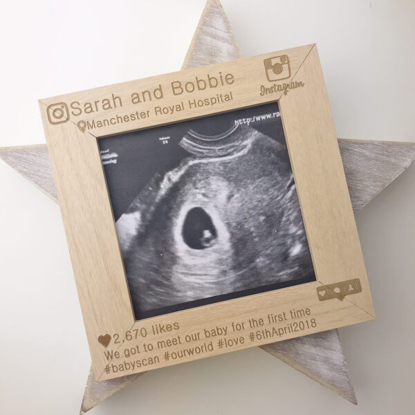 Our Baby Scan Instagram Frame