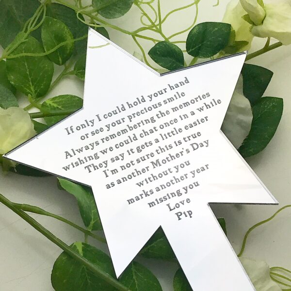 Mothers Day Without You Star Planter