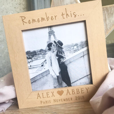 Remember This Personalised Photo Frame