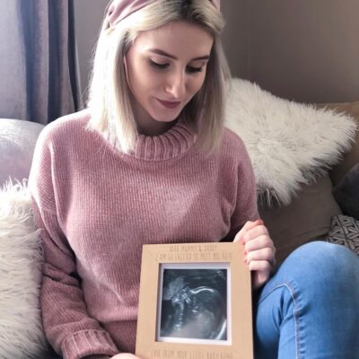 I Am So Excited To Meet You Both Baby Scan Frame