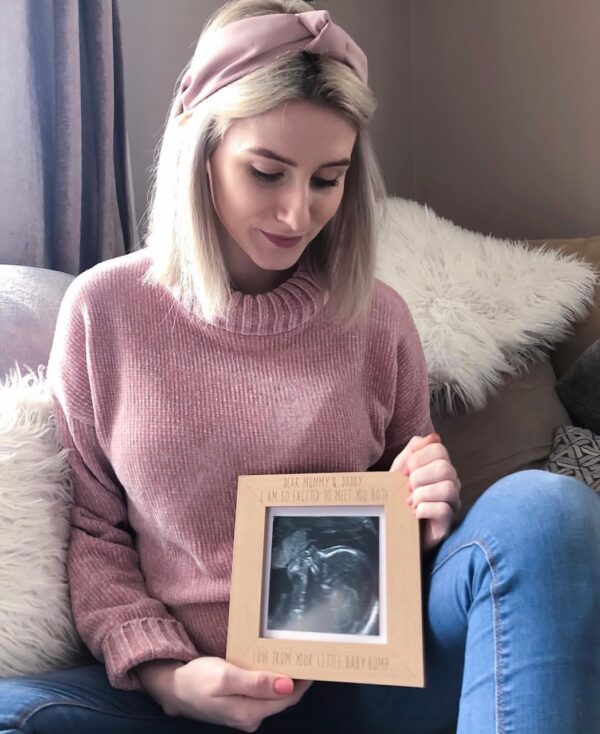 I Am So Excited To Meet You Both Baby Scan Frame