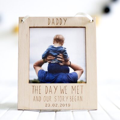 The Day We Met Hanging Photo Decoration