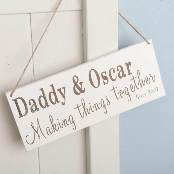 Making Things Together Hanging Sign