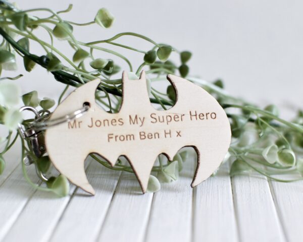 My Teacher My Superhero Keyring