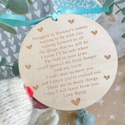 Daddy (Grandparent) To Be Poem Plaque