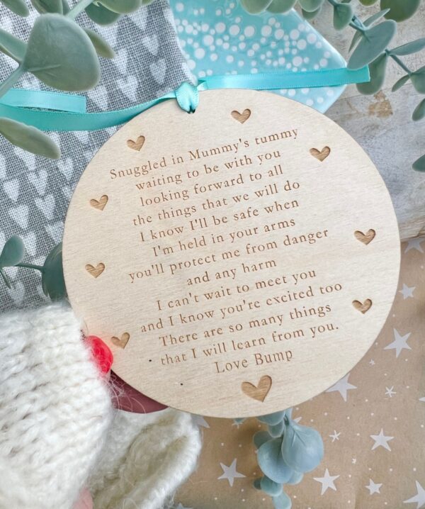 Daddy (Grandparent) To Be Poem Plaque