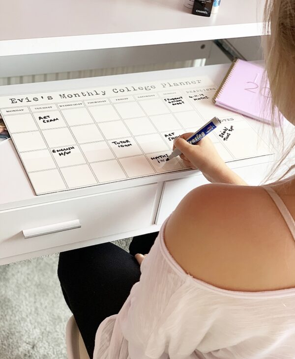 Personalised Academic White Board Laser Engraved Planner