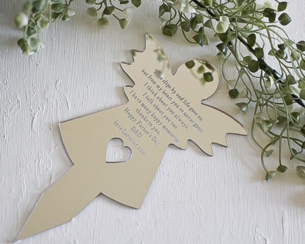 Time Slips By Father's Day Angel Planter