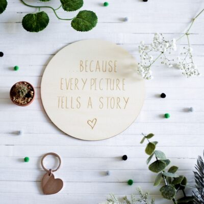 Because Every Story Quote Disc