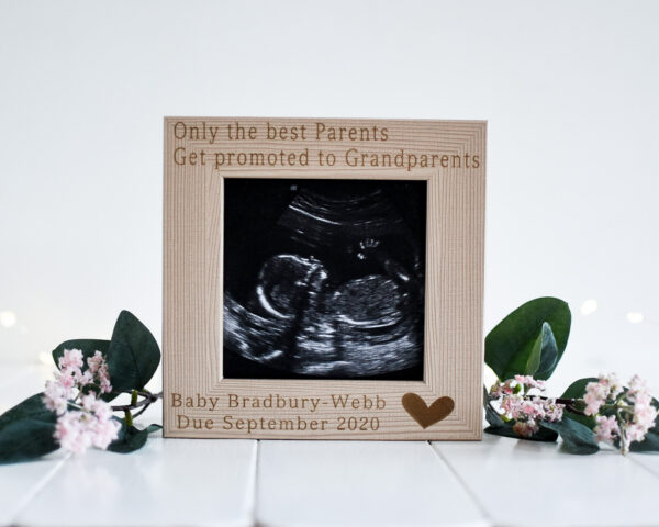 Only The Best Parents Baby Bump Scan Frame