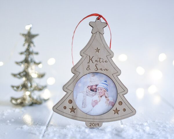 2020 EDITION Personalised Our Christmas Photograph Tree Decoration